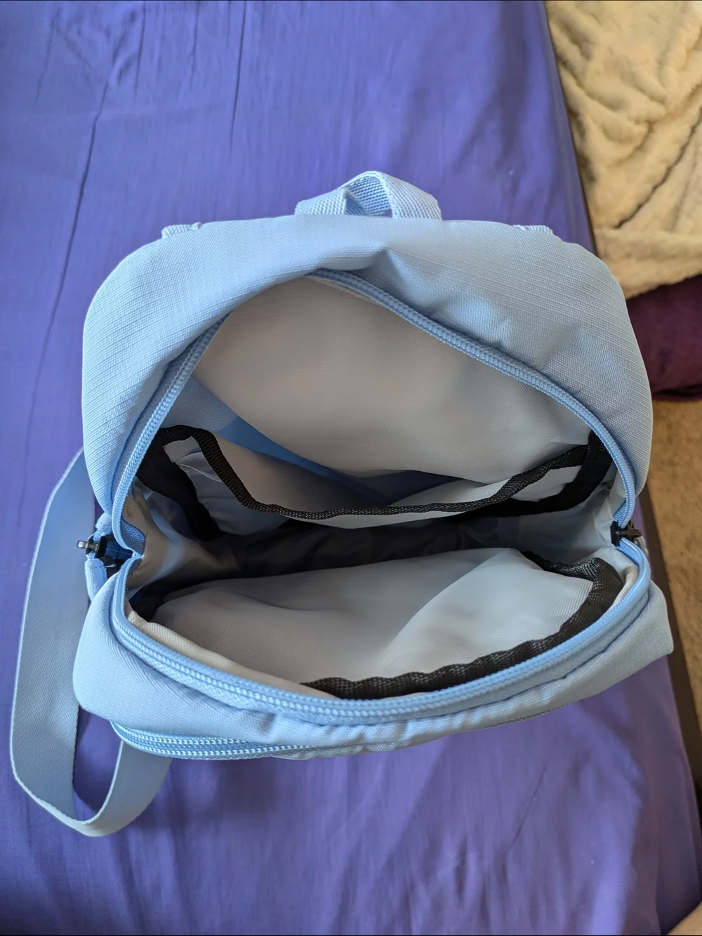 Adidas Men’s Solid Light Blue Mini Backpack Sling